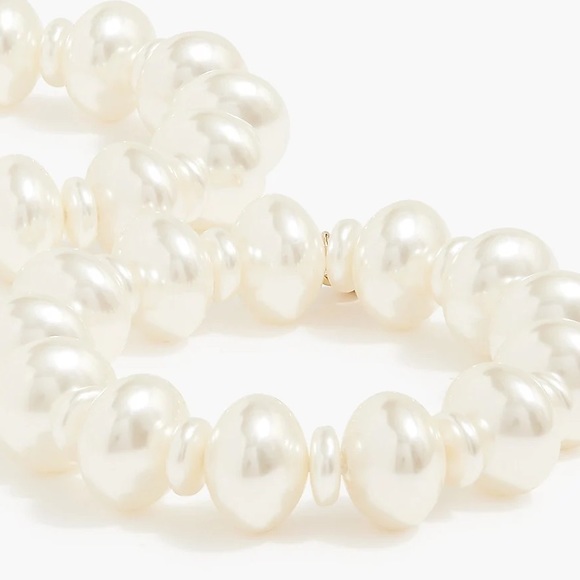 NWT J.Crew Pearl Stretch Bracelets Set-Of-Two - Picture 2 of 3